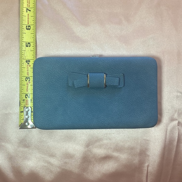 4/$50 Brand New Blue Clutch Wallet - Picture 7 of 7